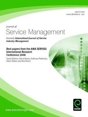 cover image of Journal of Service Management, Volume 20, Issue 2